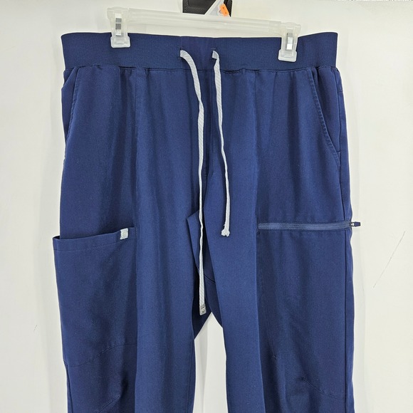Fabletics Scrub Pants Mens XL All Shift Jogger Healthcare Nurses Navy Blue - Picture 2 of 9